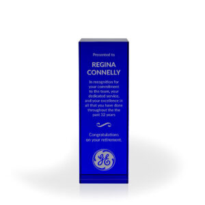 Alexis Blue Crystal Column - Large